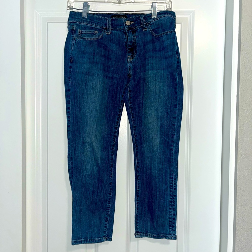 Banana Republic Women’s Skinny Fit Clam Digger Jeans Size